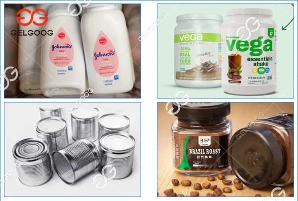 powder filling and sealing machine application